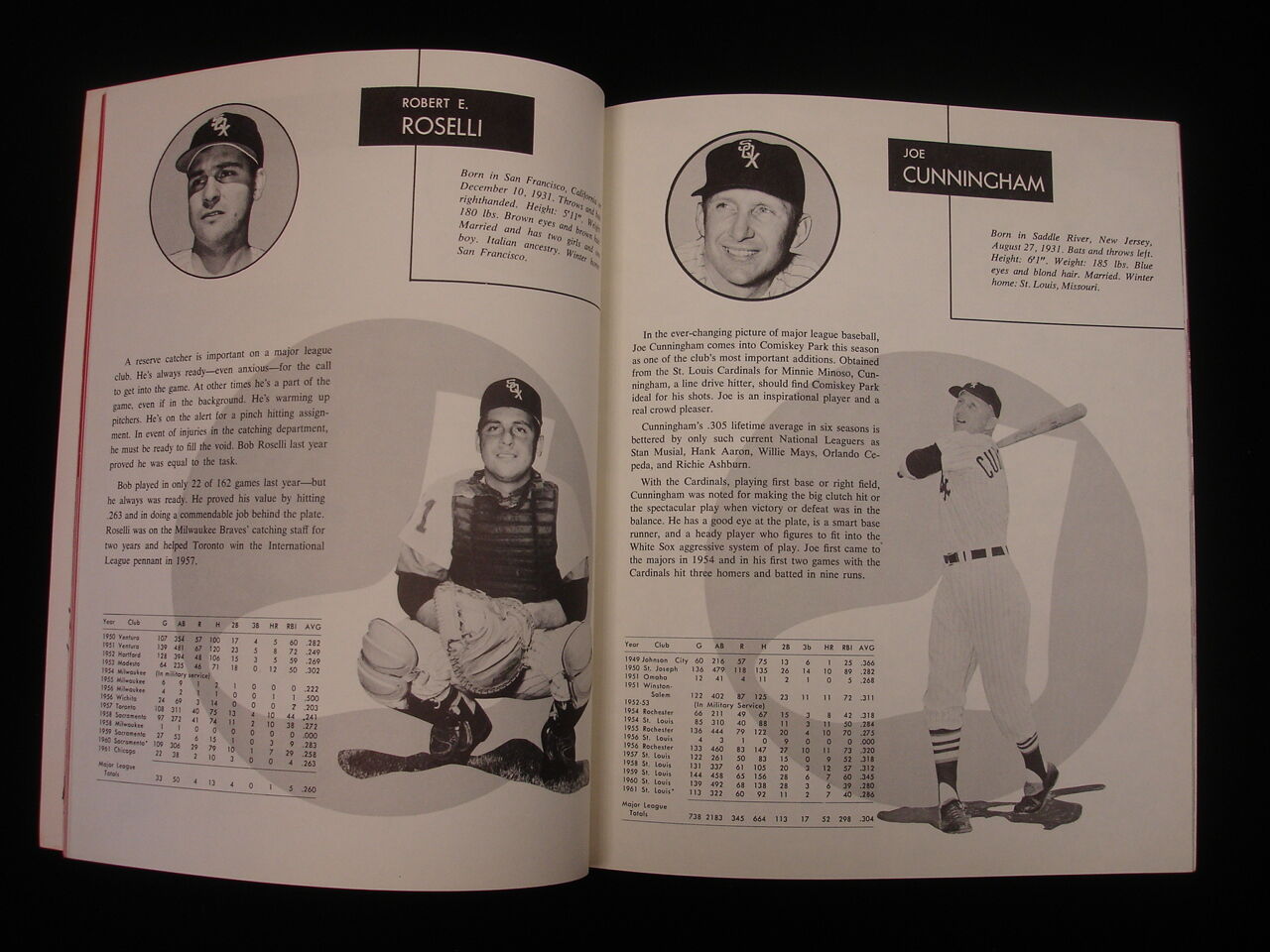 1962 Chicago White Sox Baseball Yearbook