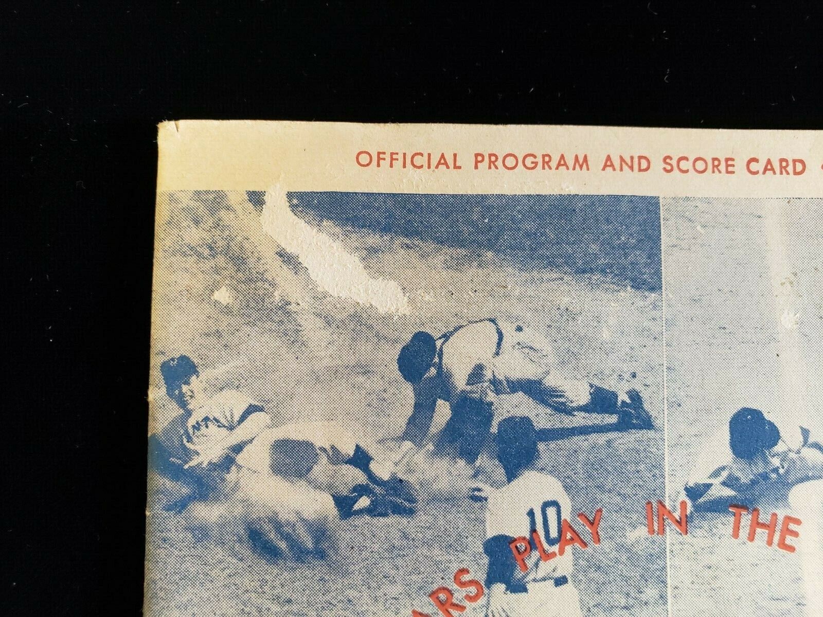 1954 Cincinnati Reds @ New York Giants Program - Unscored