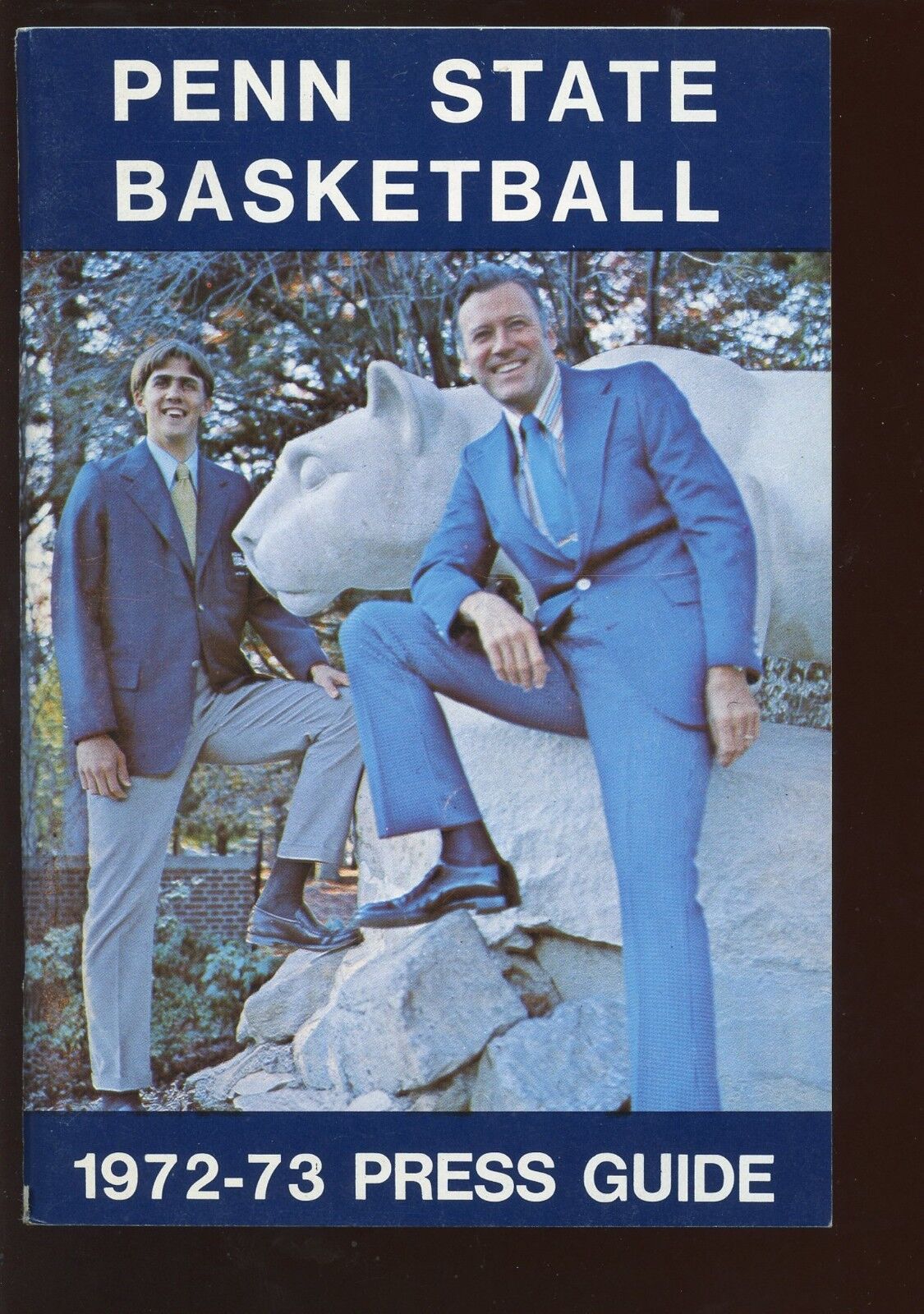 1972/1973 NCAA Basketball Penn State Yearbook / Media Guide EXMT