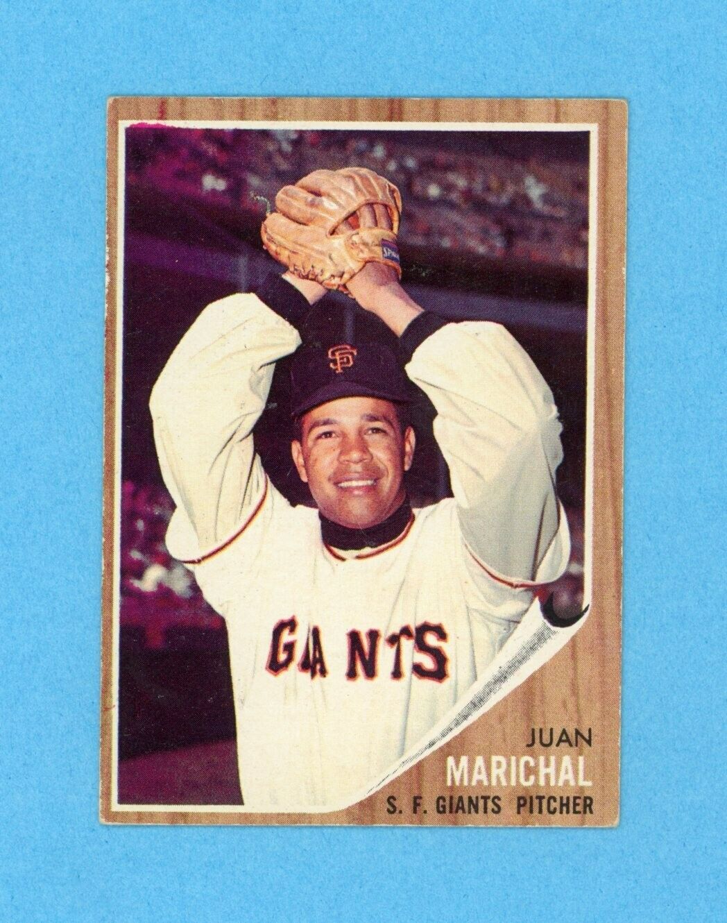 1962 Topps #505 Juan Marichal SF Giants Semi High Number Baseball Card EX o/c