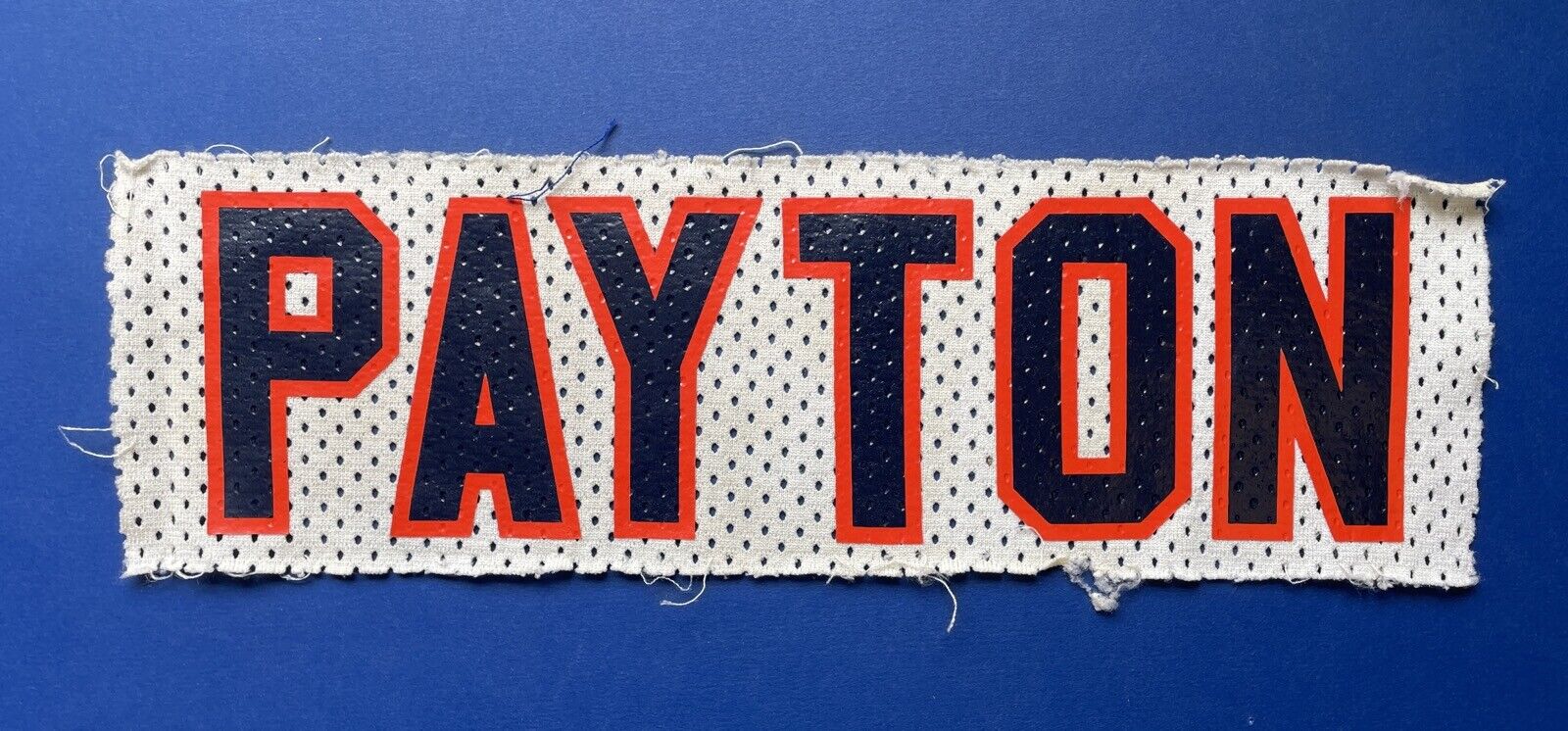 Walter Payton Chicago Bears Game Jersey Nameplate 13"