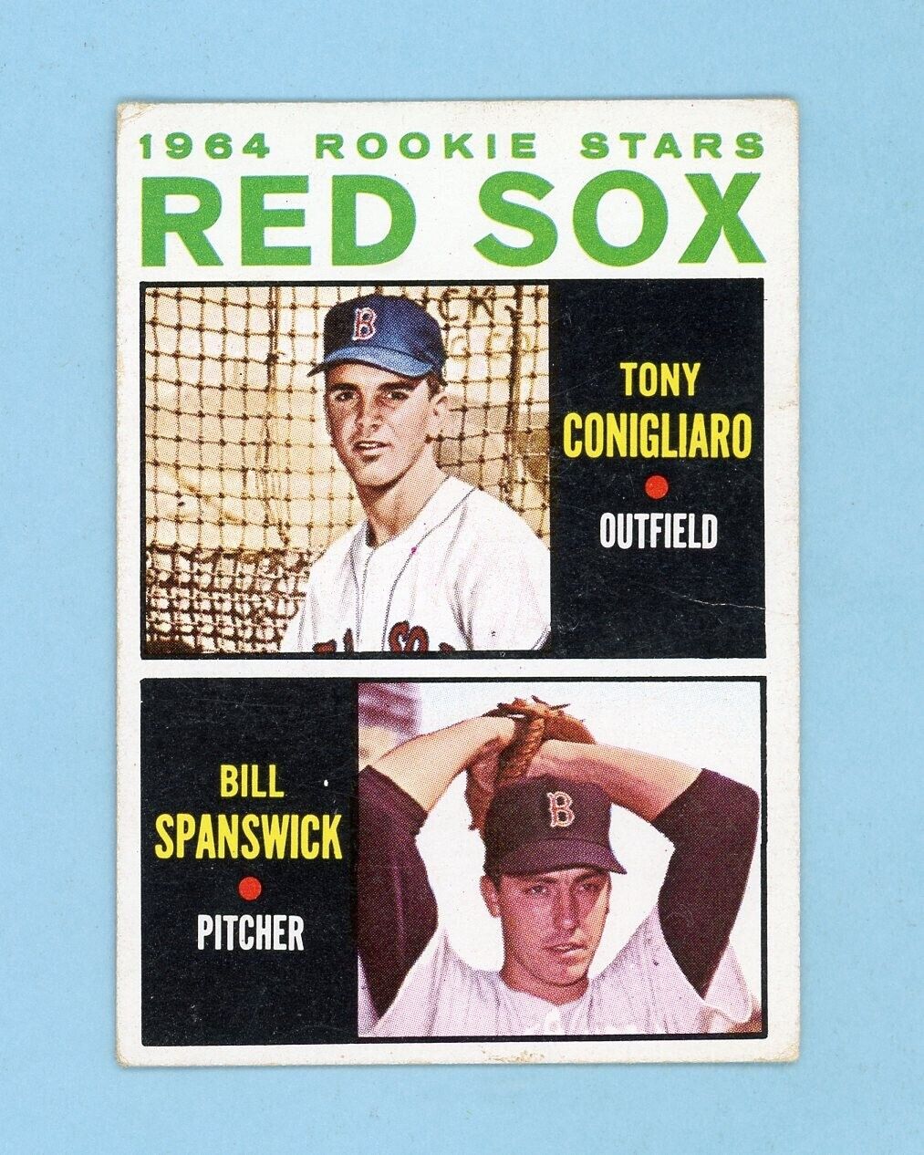 1964 Topps #287 Tony Conigliaro Boston Red Sox Rookie Baseball Card Vg/Ex wrks