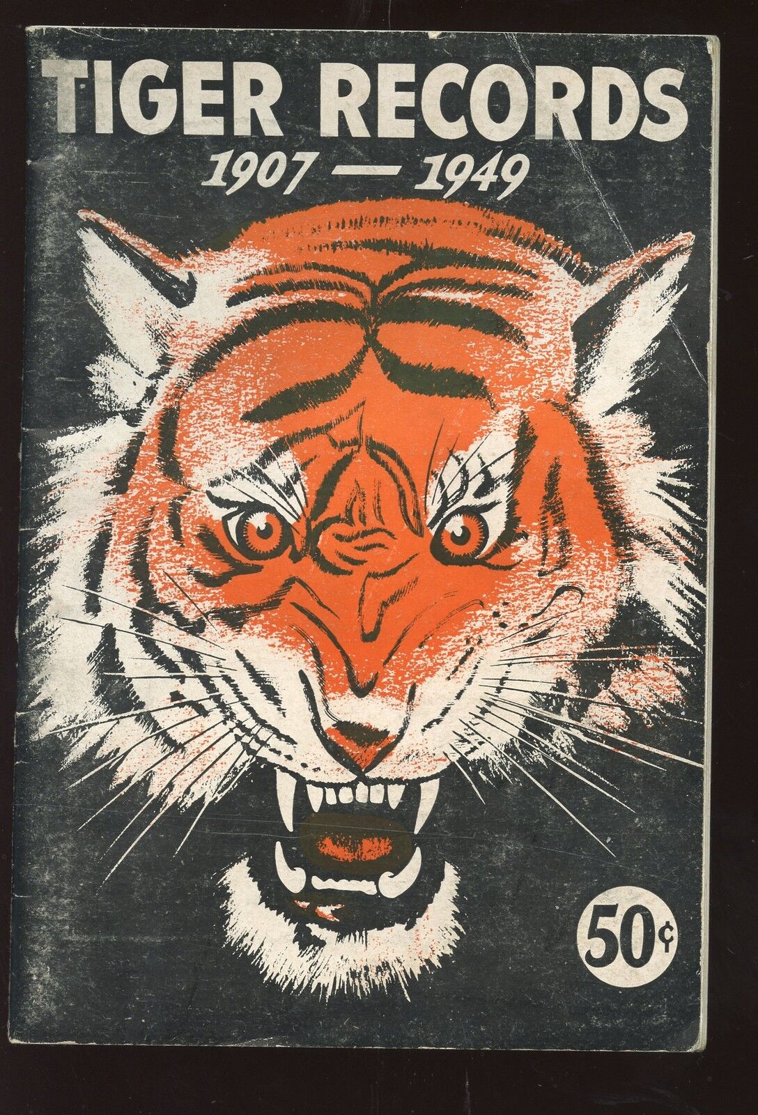 1949 Detroit Tigers Records Booklet VGEX