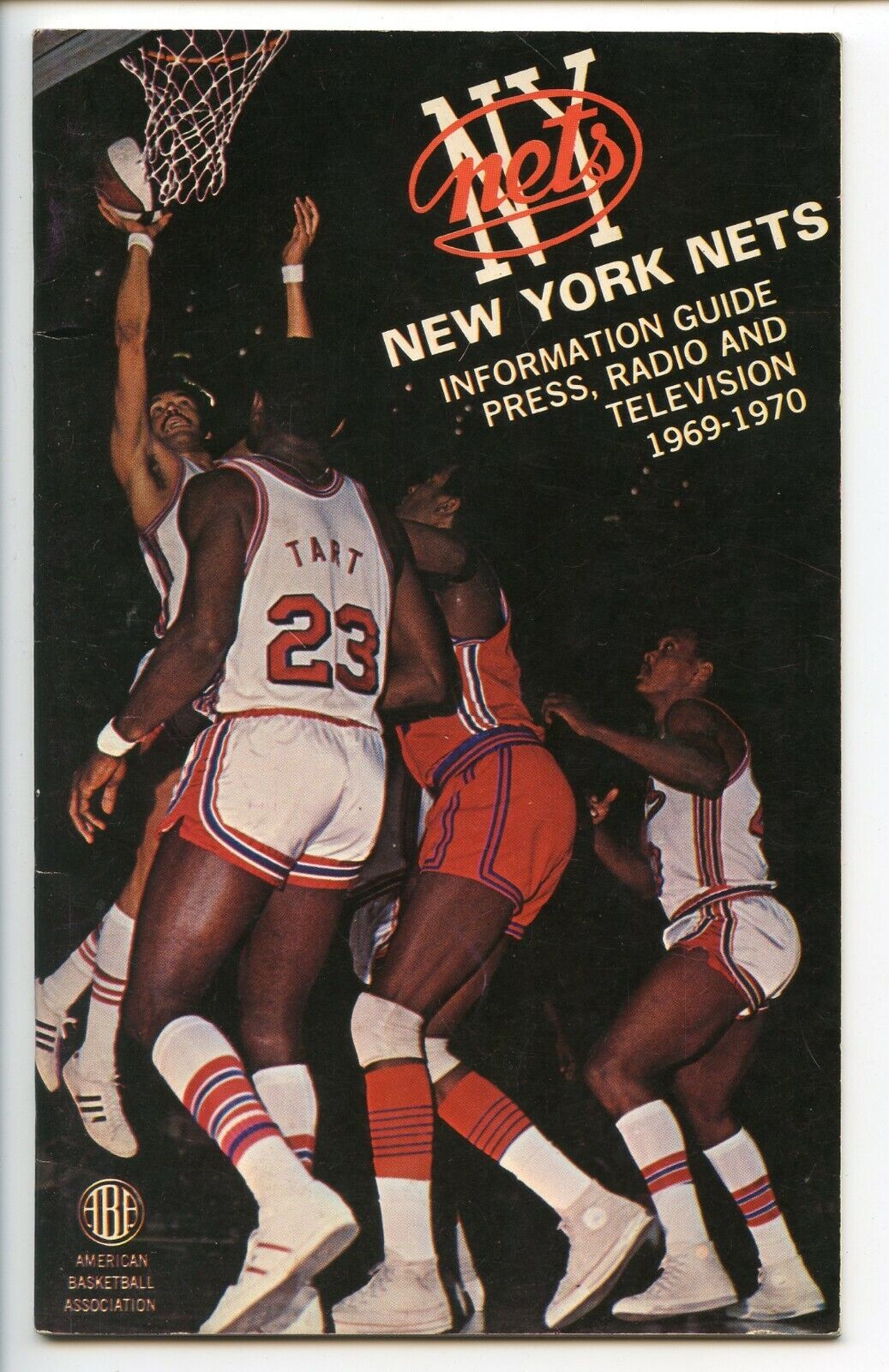 1969/1970 ABA Basketball New York Nets Press Radio TV Media Guide EXMT