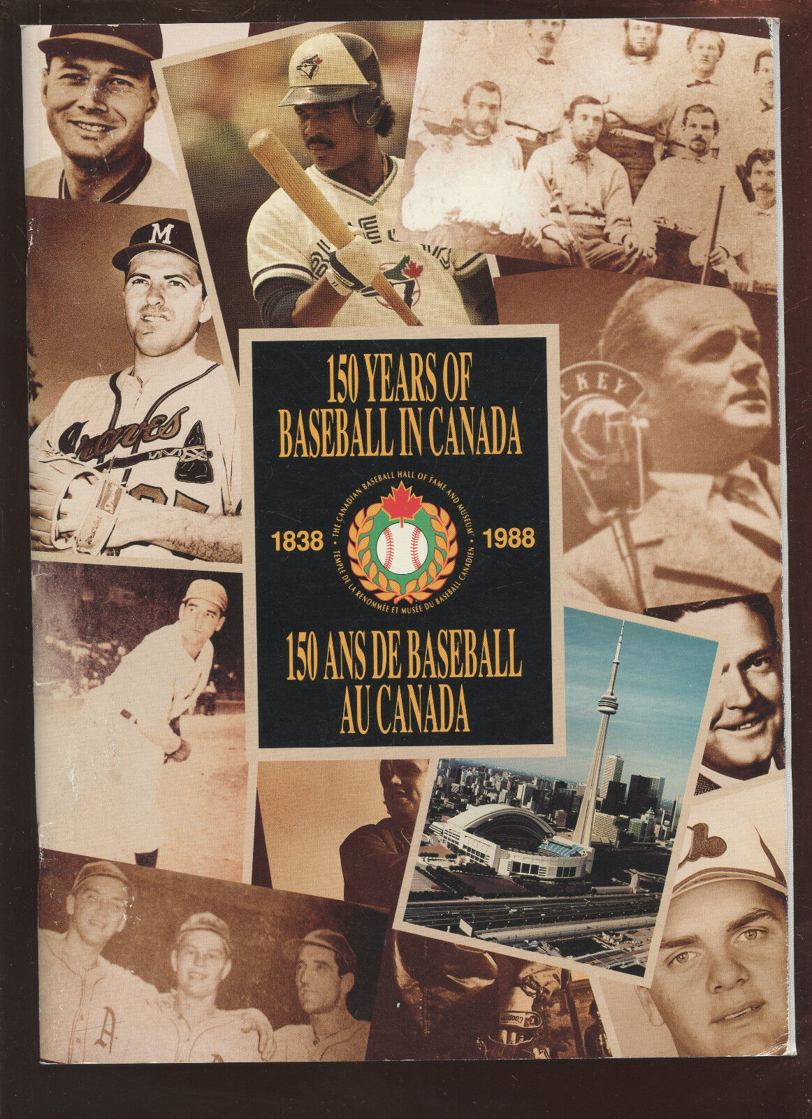 1988 150 Years of Baseball in Canada Magazine EXMT