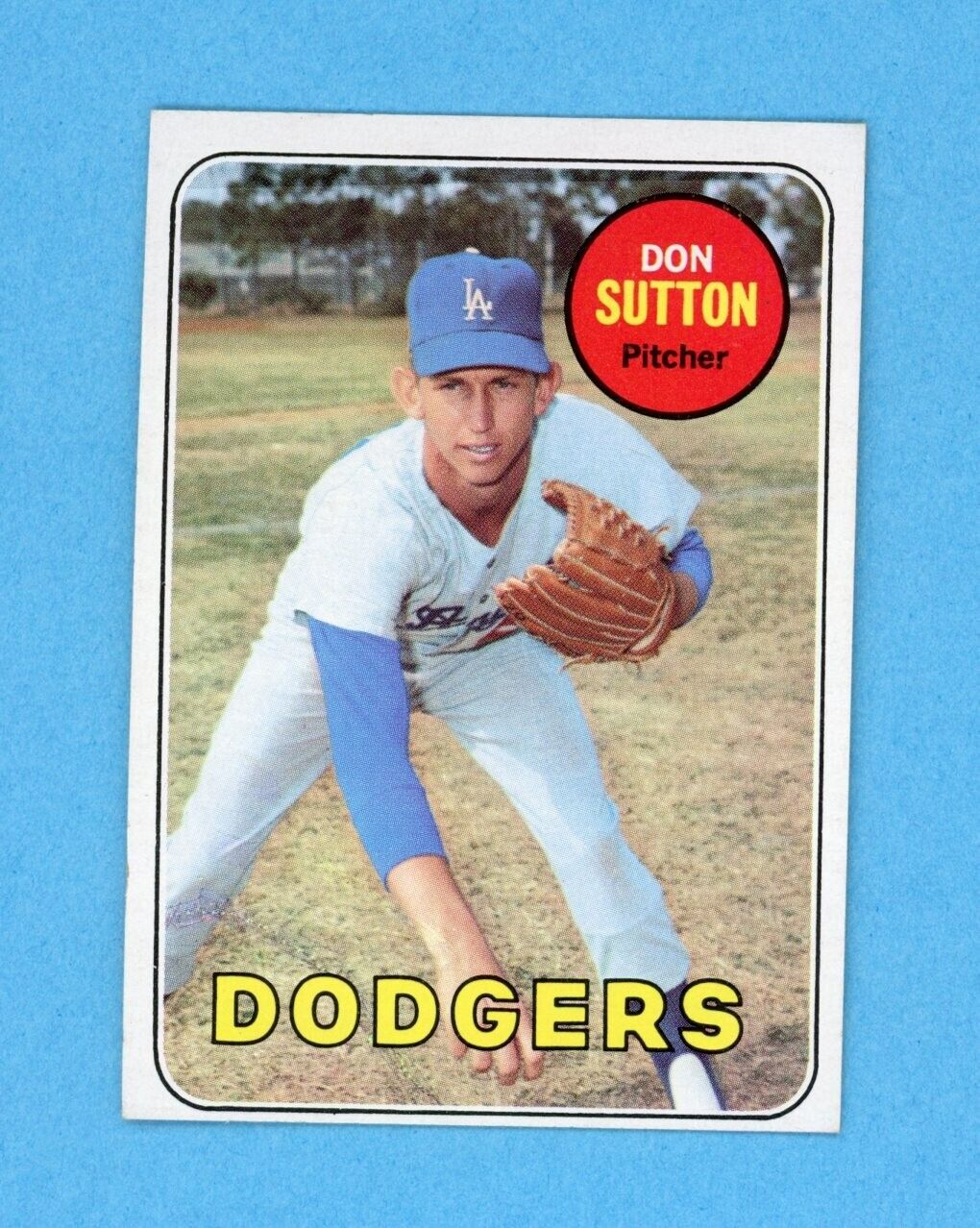 1969 Topps #216 Don Sutton Los Angeles Dodgers Baseball Card NM