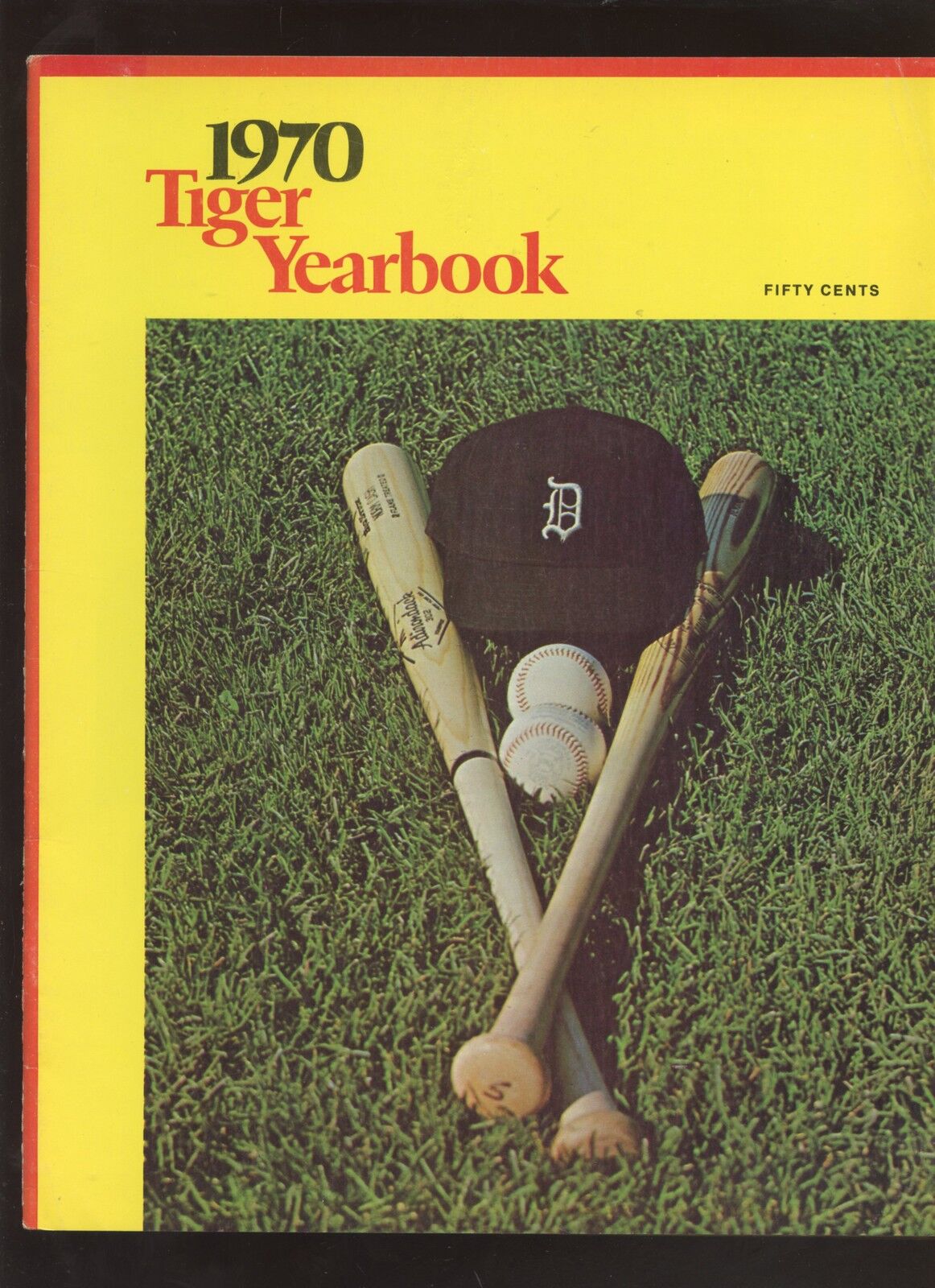 1970 Detroit Tigers MLB Baseball Yearbook EXMT