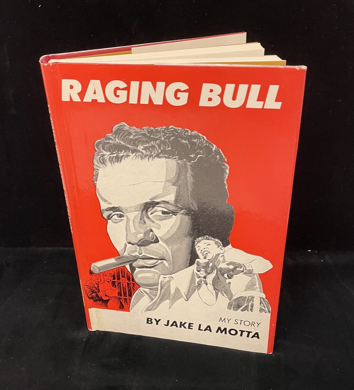 Jake LaMotta Signed Book "Raging  Bull My Story” Auto with B&E Hologram