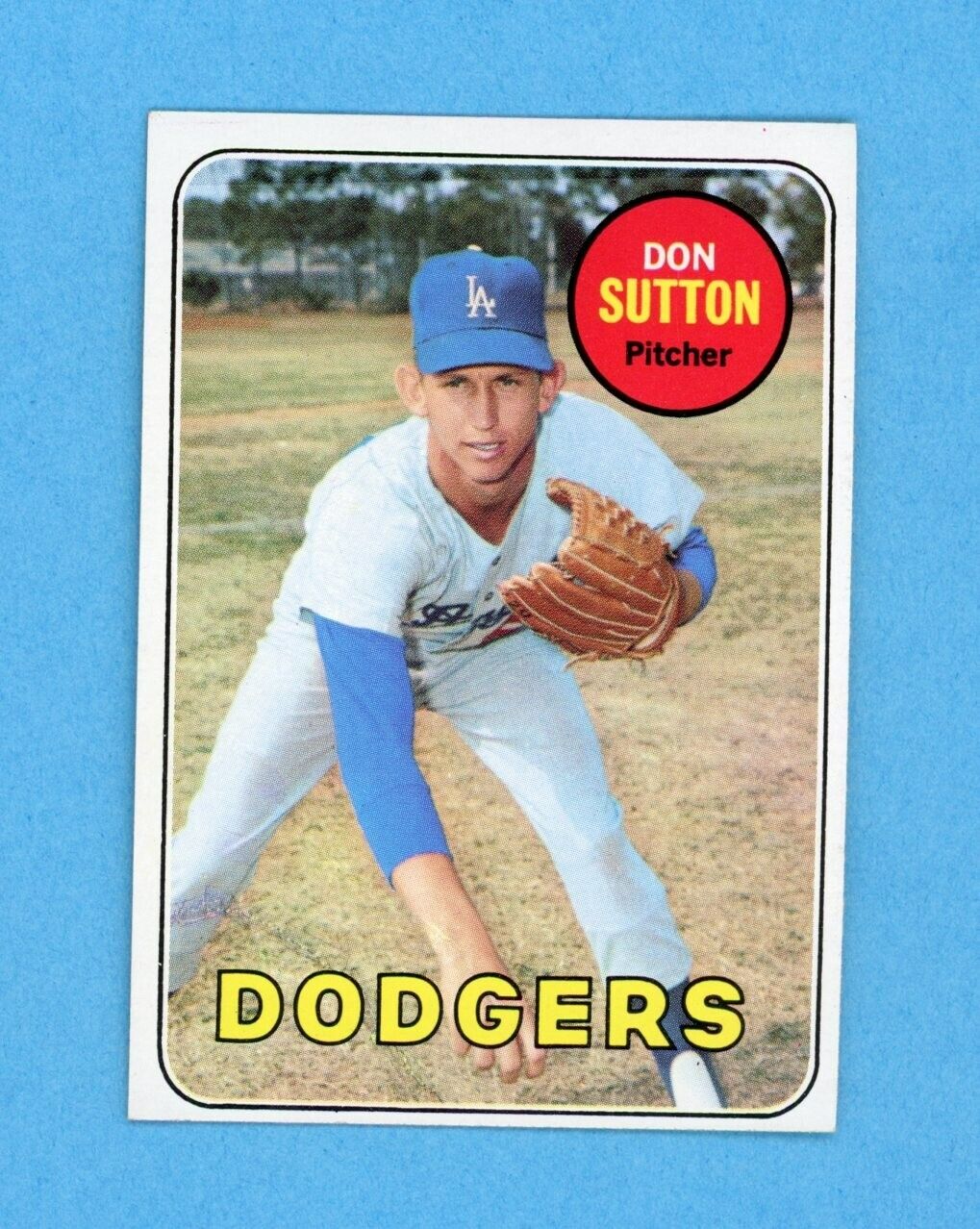 1969 Topps #216 Don Sutton Los Angeles Dodgers Baseball Card NM