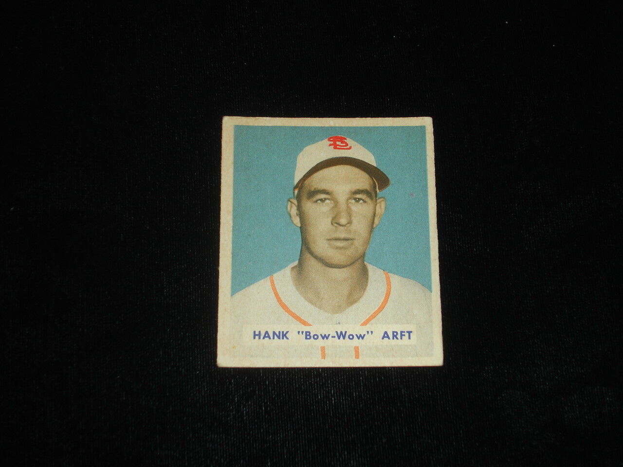 1949 Bowman Baseball Card-Hank Bow-Wow Arft-St. Louis Browns-#139-EX