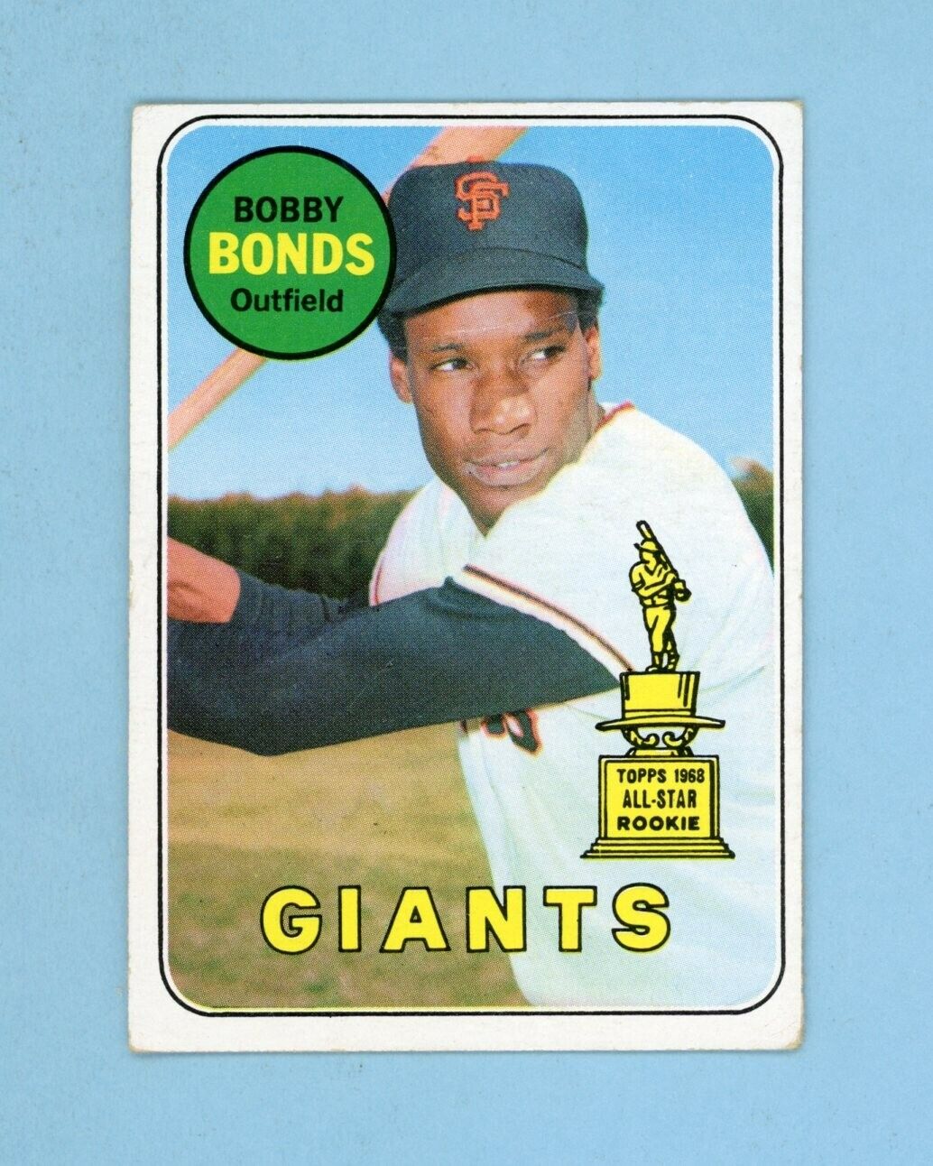 1969 Topps #630 Bobby Bonds San Francisco Giants Rookie Baseball Card V/E ap crs