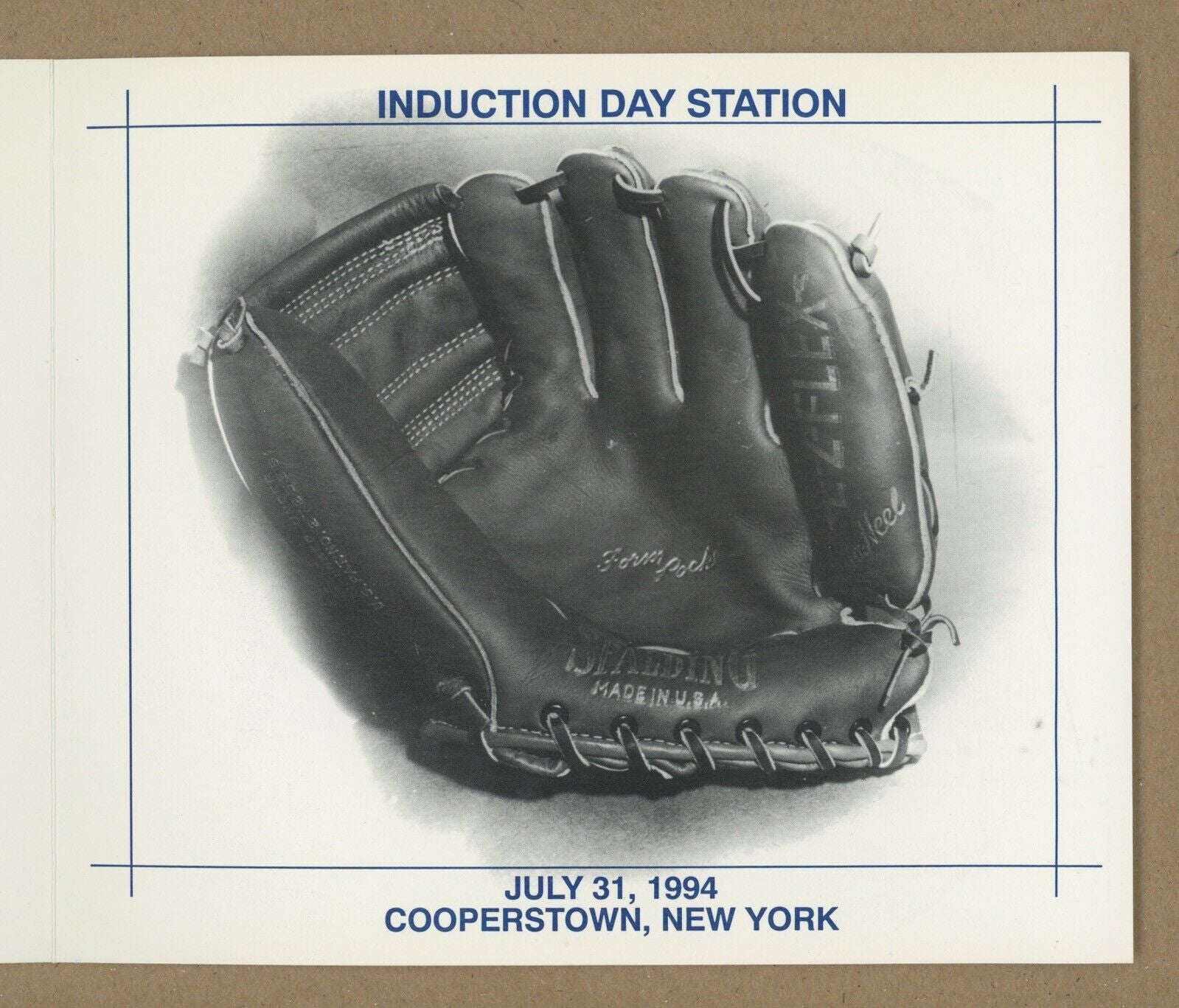 Steve Carlton & Phil Rizzuto Signed 1994 HOF Induction Day Cancellation PSA 