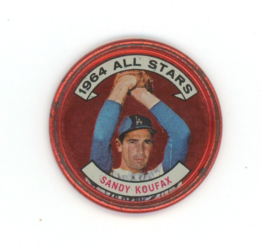 1964 Topps Coin #159 Sandy Koufax All-Star Los Angeles Dodgers Baseball Coin