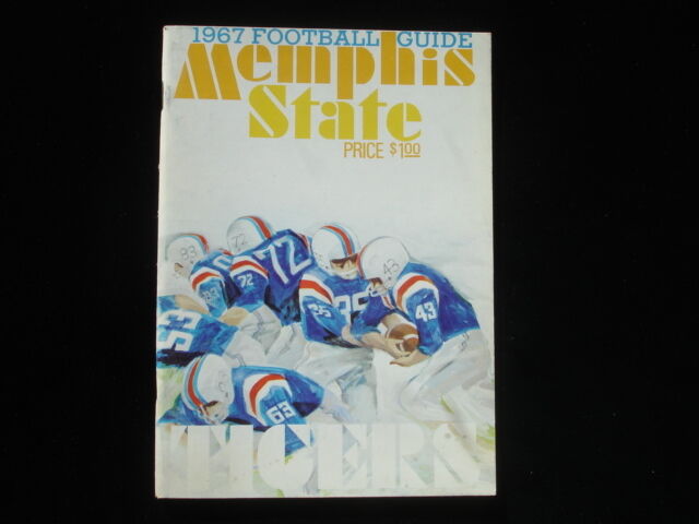 1967 Memphis State Tigers Football Official Media Guide EX+