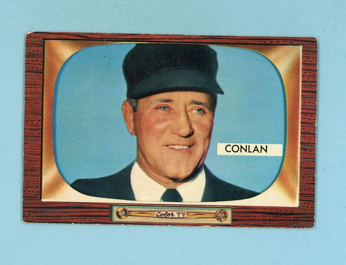 1955 Bowman #303 Jocko Conlan Umpire National League Baseball Card EX - EX+