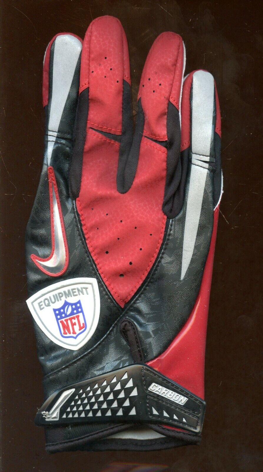 Larry Fitzgerald Arizona Cardinals NFL Football Game Used Receivers Glove A