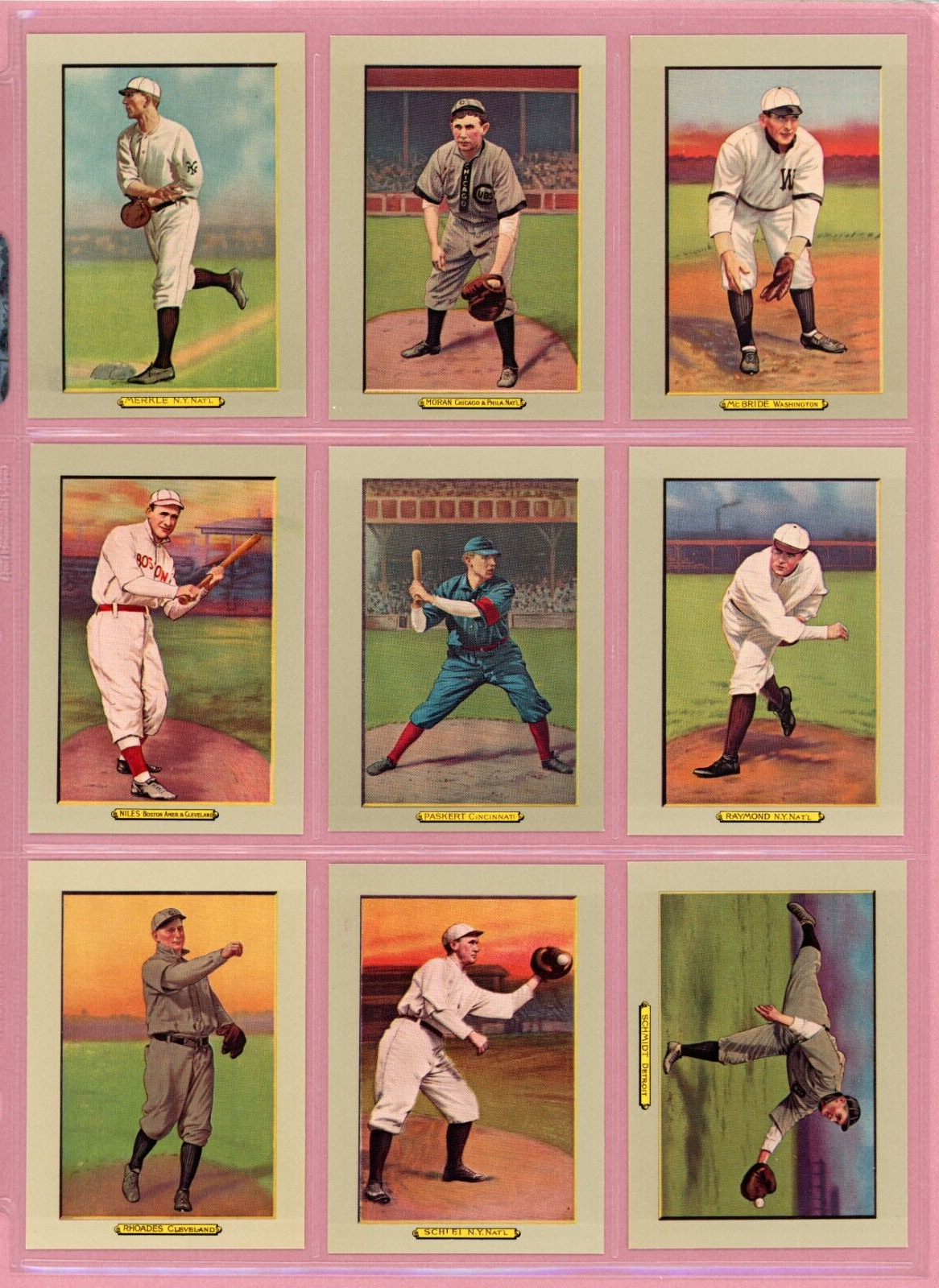 1982 Galasso Turkey Red Reprints Complete Set of 100 Baseball Cards NM