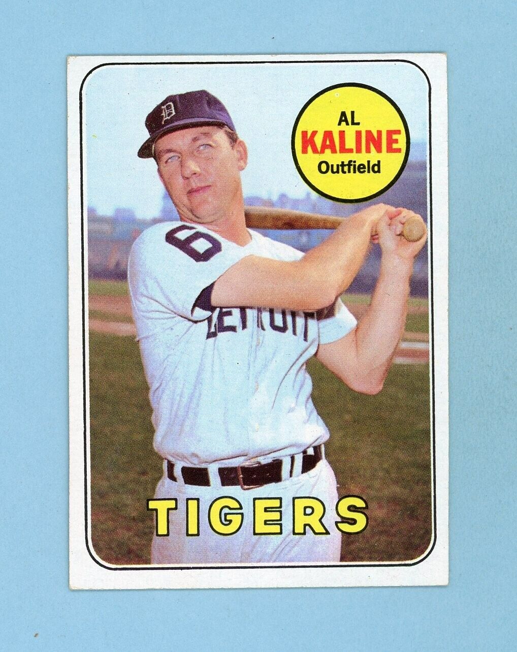 1969 Topps #410 Al Kaline Detroit Tigers Baseball Card EX+