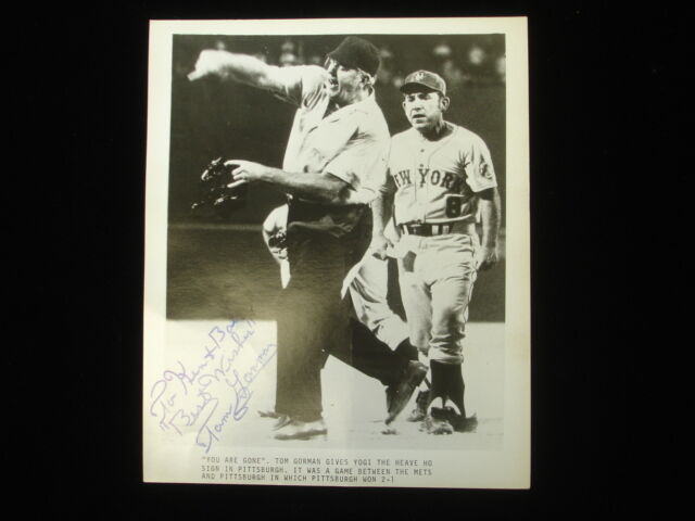 8x10 Photograph Tom Gorman Autographed B & E Hologram