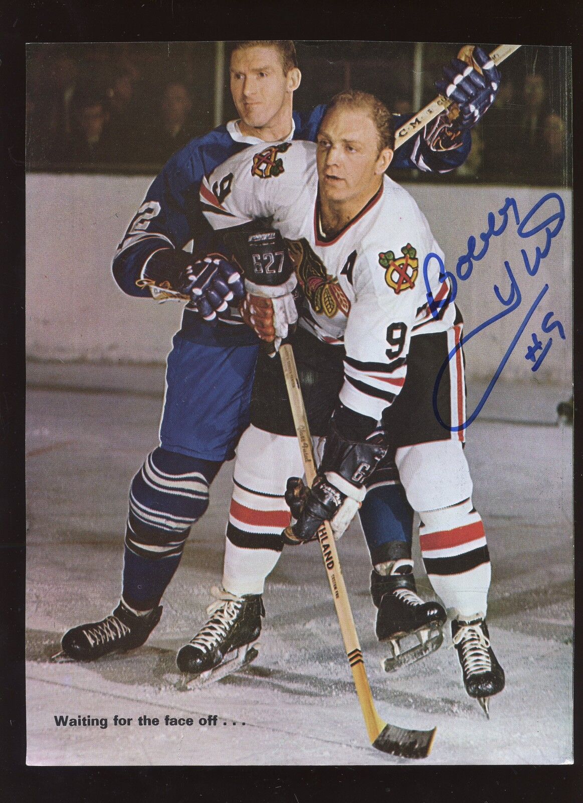 Bobby Hull #9 Autographed 8" X 11" Magazine Page Hologram