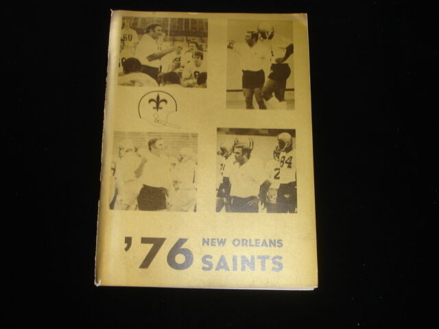 1976 NFL New Orleans Saints Media Guide EX+