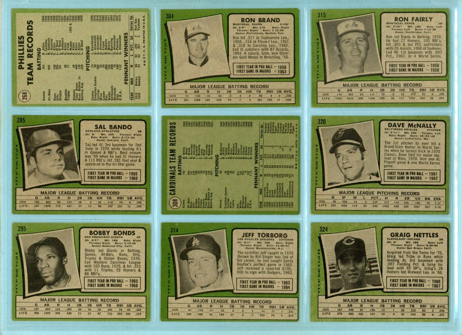 1971 Topps Starter Set Lot of 92 Different Baseball Cards Ex - Ex/Mt