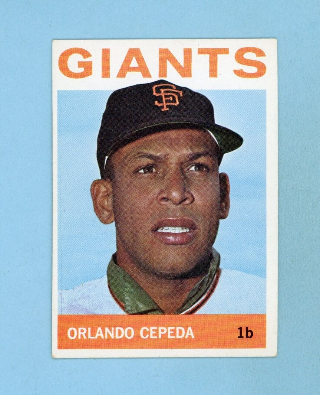 1964 Topps #390 Orlando Cepeda San Francisco Giants Baseball Card EX