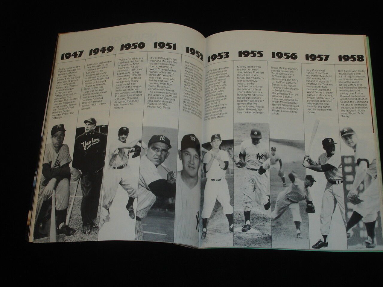 1976 World Series Program Reds @ Yankees w/ NY Yankees Insert-EX