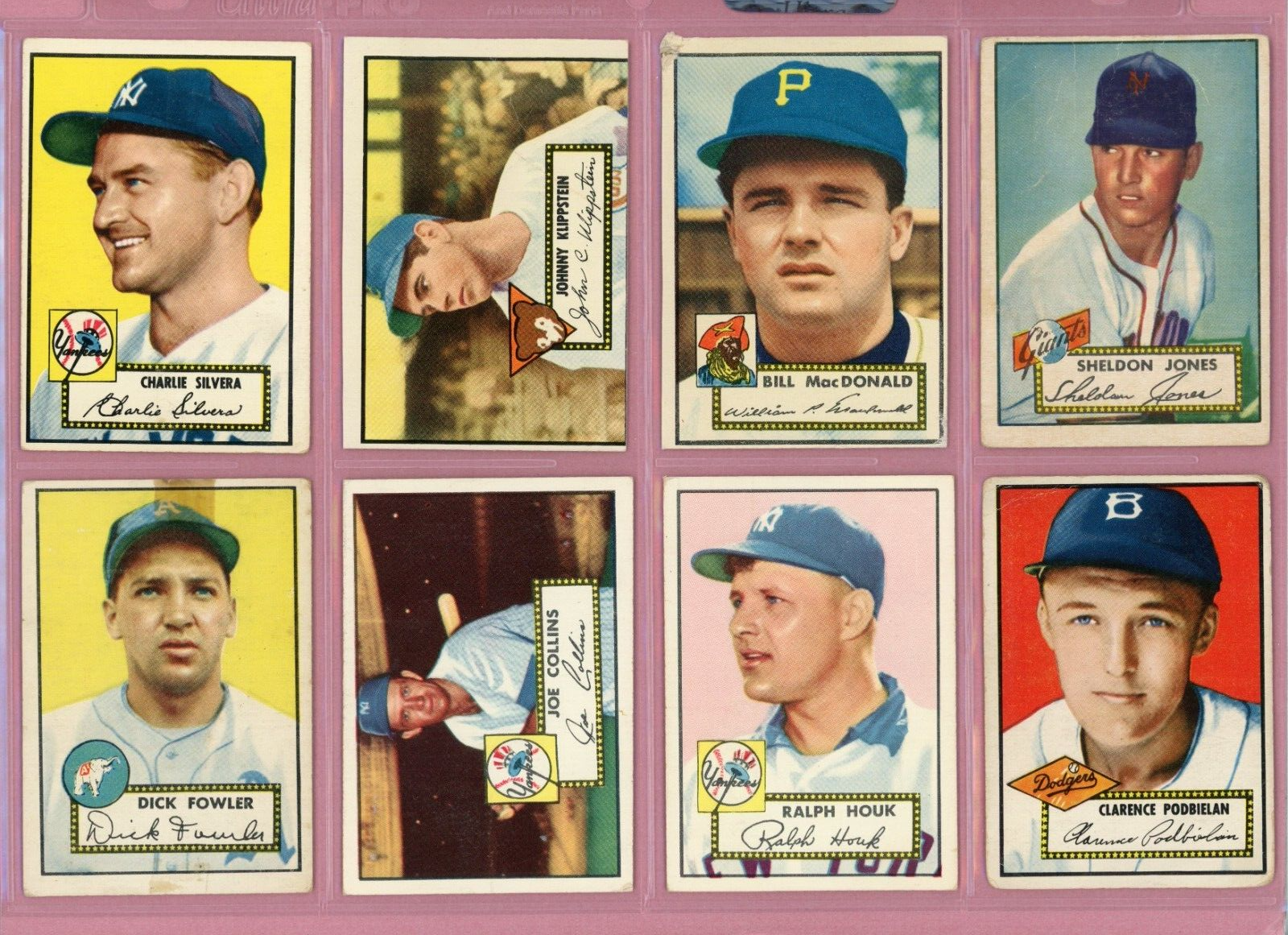 1952 Topps Starter Set Lot of 37 Different Baseball Cards Low Grade