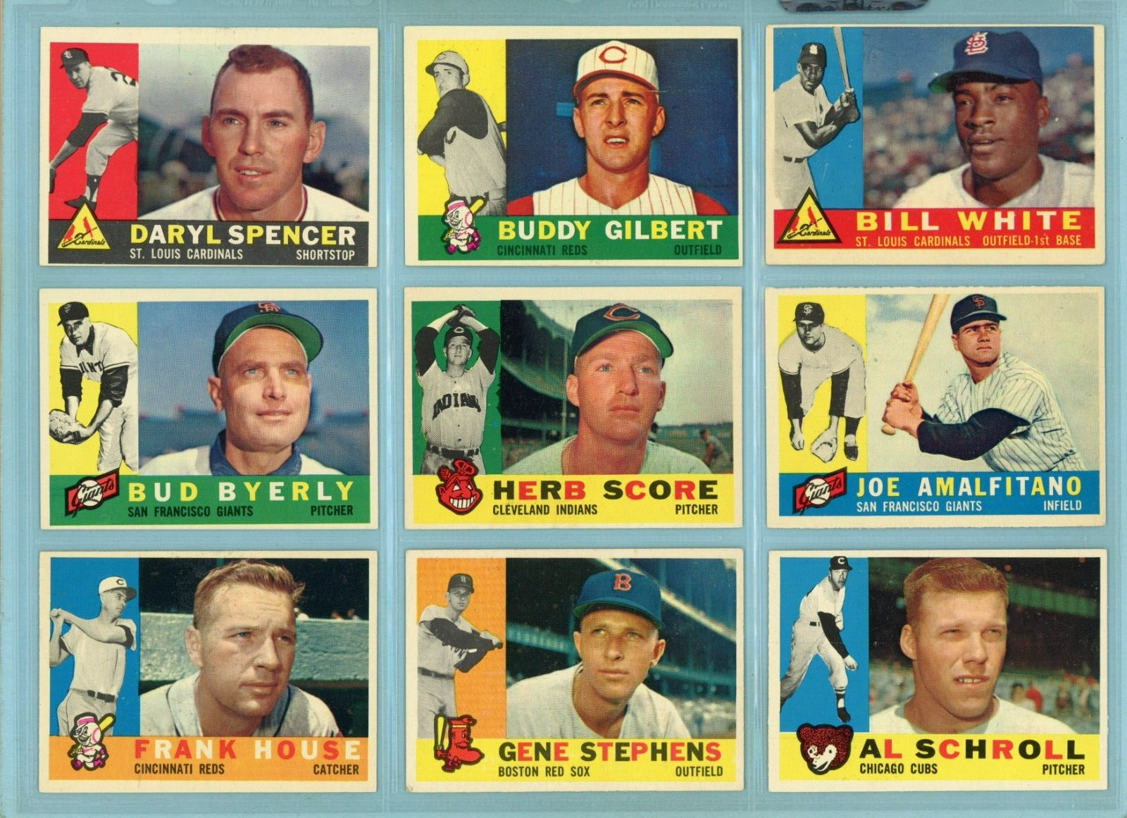 1960 Topps Starter Set Lot of 327 Different Baseball Cards Ex/Mt sbsl