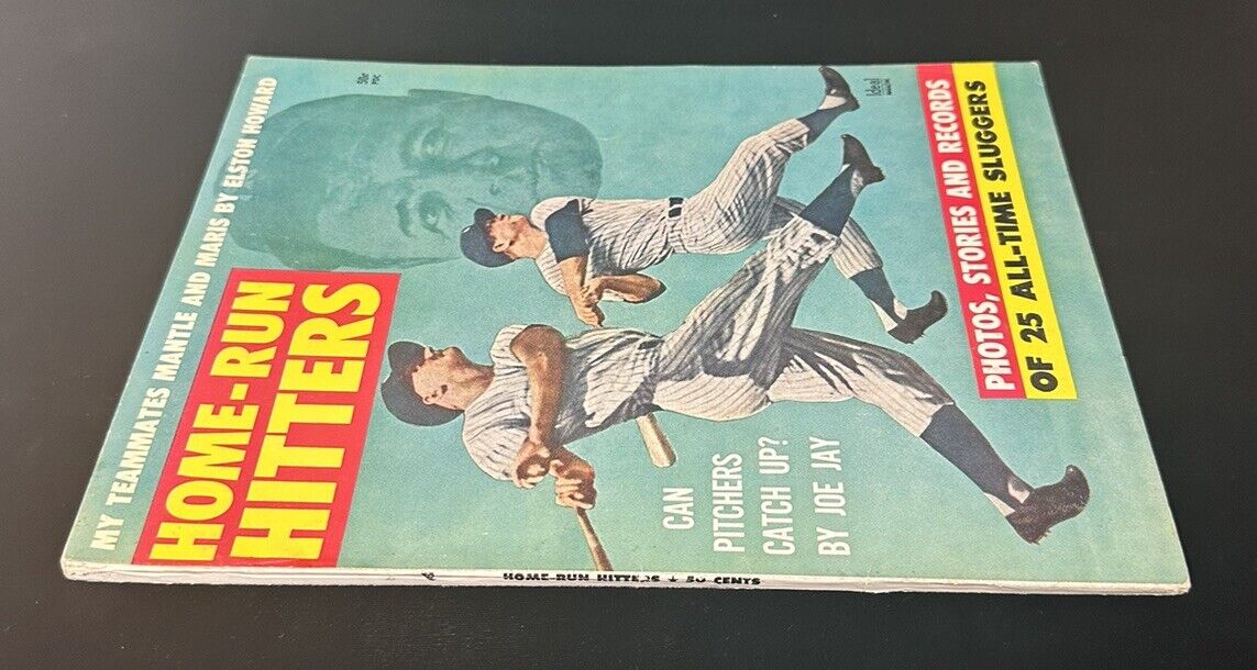 1962 Ideal Baseball Magazine Mickey Mantle Roger Maris cover - Clean EX-MT