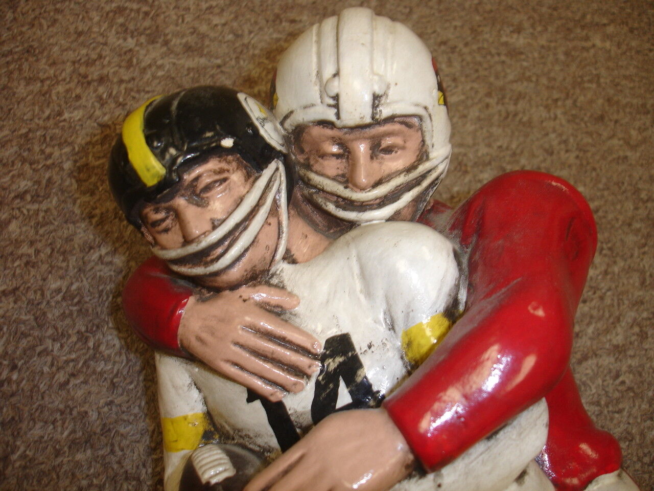 circa 1977 Steelers vs Cardinals Ceramic Statue attributed to NFL star Leo Sugar