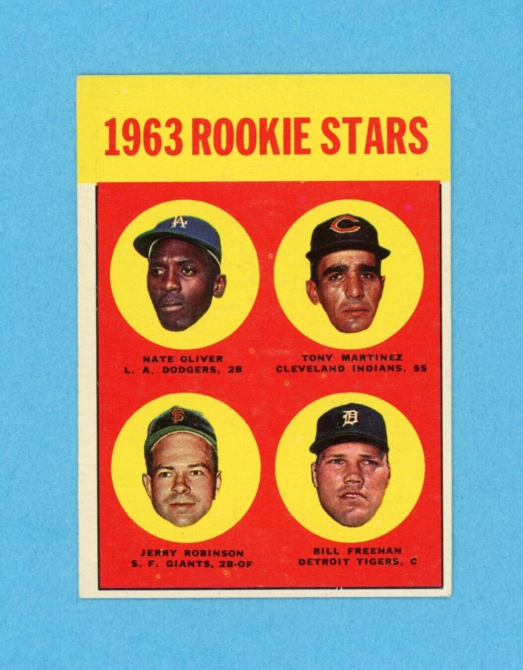 1963 Topps #466 Rookie Stars Bill Freehan Baseball Card Ex/Mt