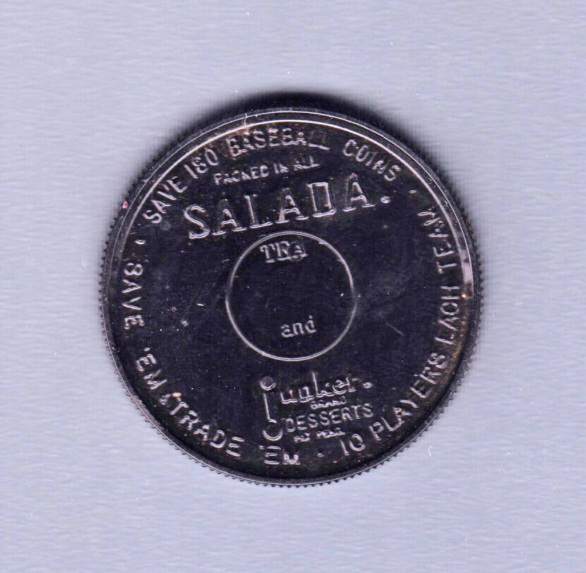 Sam Jones 1962 Salada Tea and Junket Coin