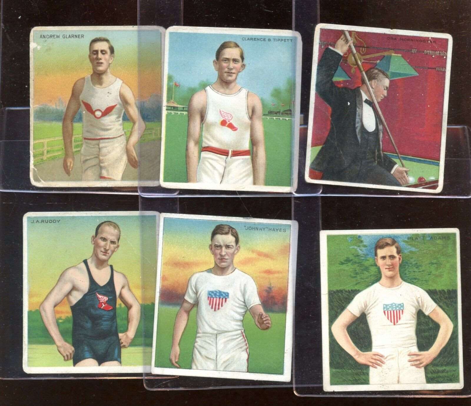 1910 T218 Mecca Mixed Sports Card Lot 12 Different G/VG