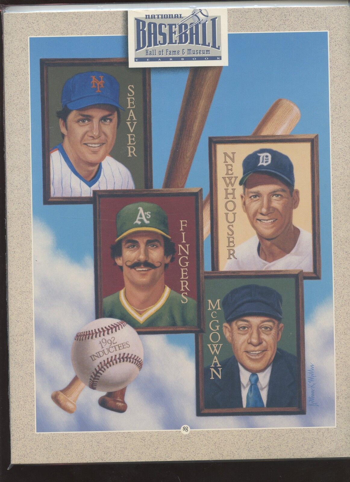 1989 1992 1993 2004 National Baseball Hall of Fame Yearbooks 4 Different NRMT