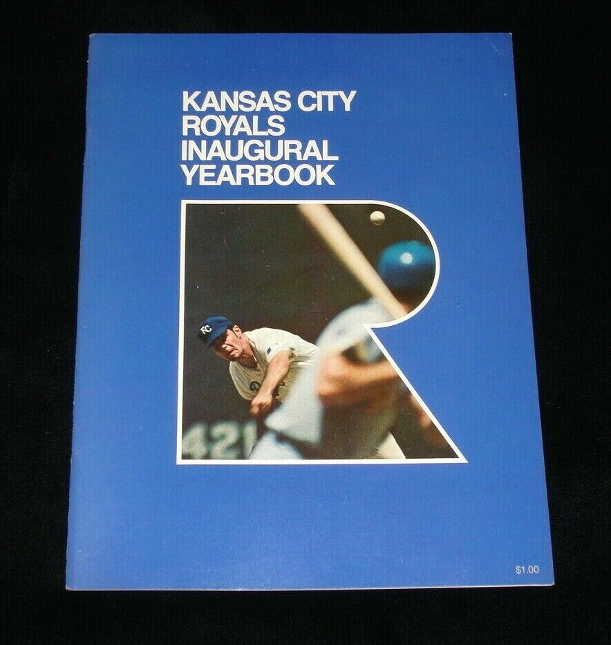 1969 Kansas City Royals Inaugural First Year MLB Baseball Yearbook EX-MT