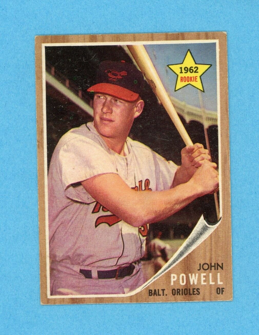 1962 Topps #99 Boog Powell Baltimore Orioles Rookie Baseball Card EX - EX+