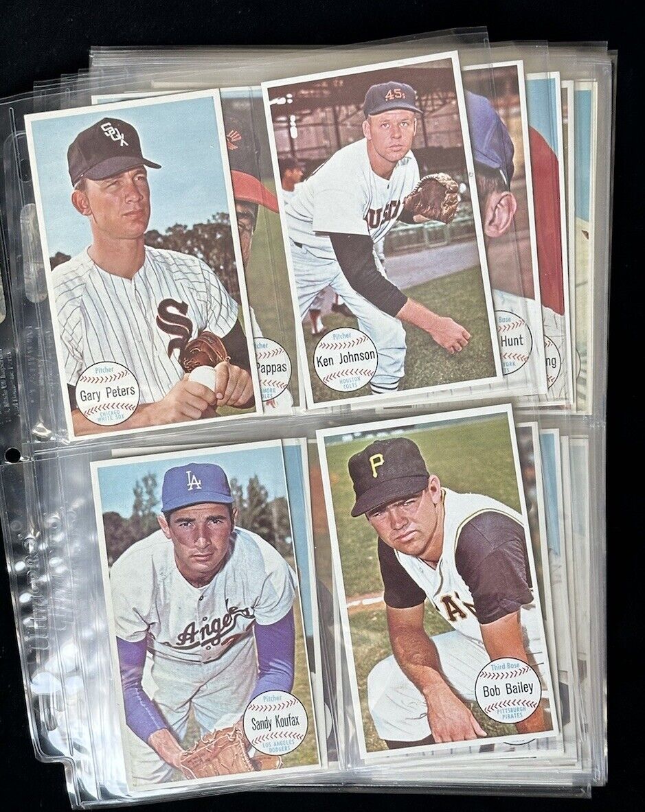 1964 Topps Giants Baseball Card Complete Set of 60 NM Koufax Aaron Mays Mantle