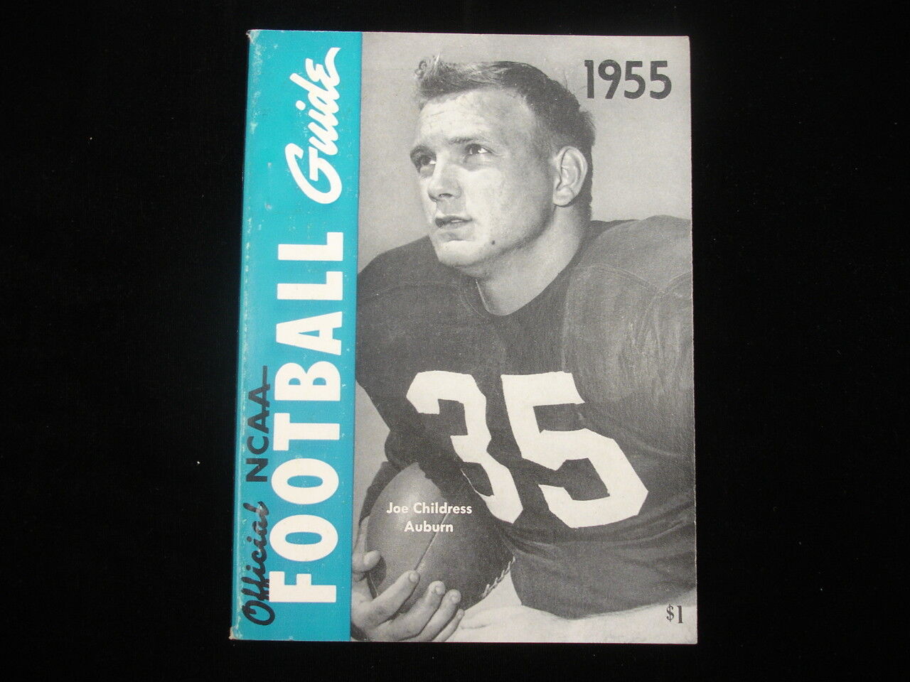 1955 Official NCAA Football Guide - Joe Childress Cover