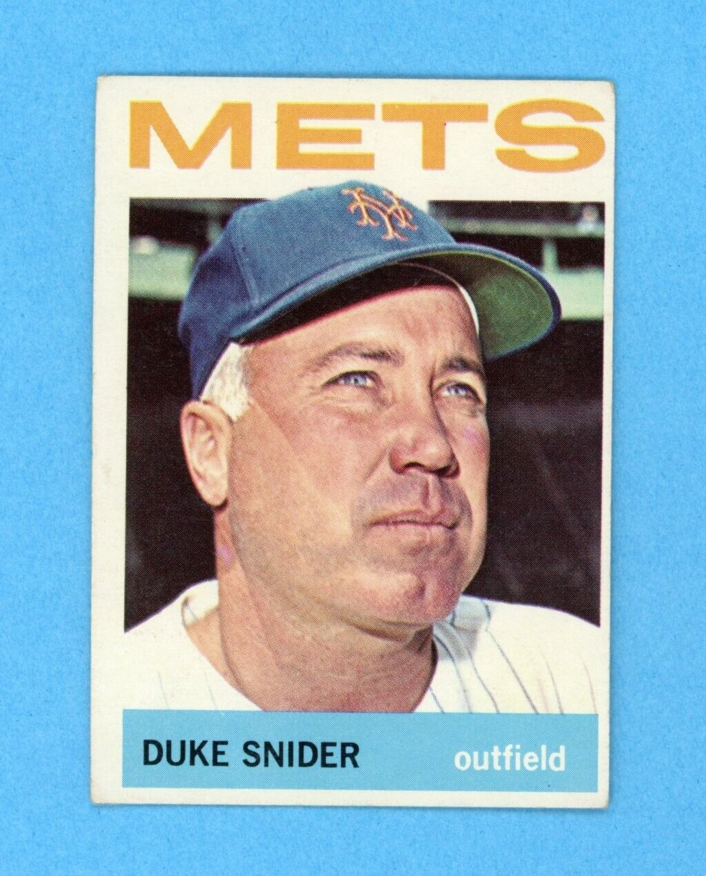 1964 Topps #155 Duke Snider New York Mets Baseball Card Vg/Ex