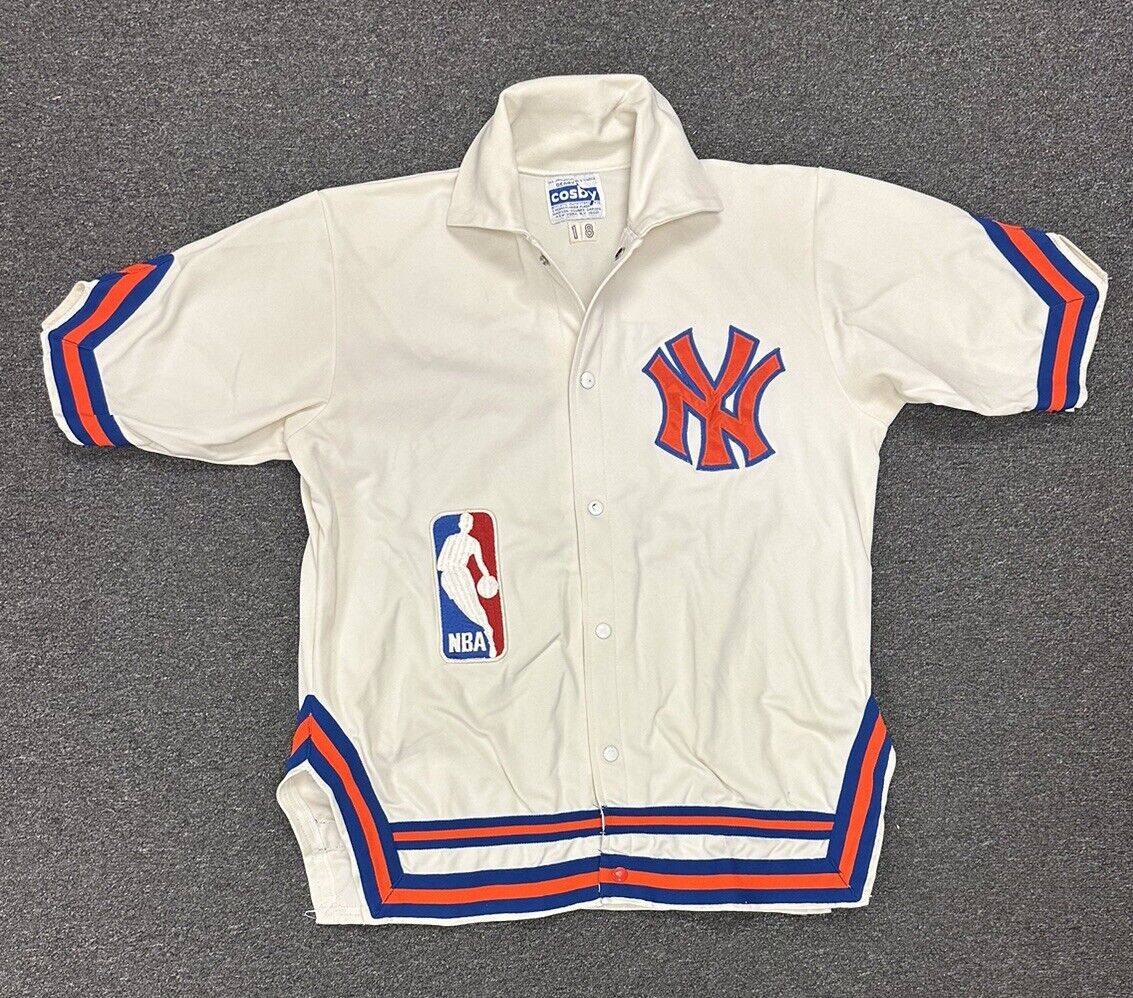 1982-86 Ernie Grunfeld New York Knicks Game Used NBA Warmup Jacket & Pants #18