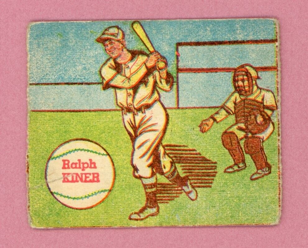 1949 M.P. & Co. #110 Ralph Kiner Pittsburgh Pirates Baseball Card Low Grade