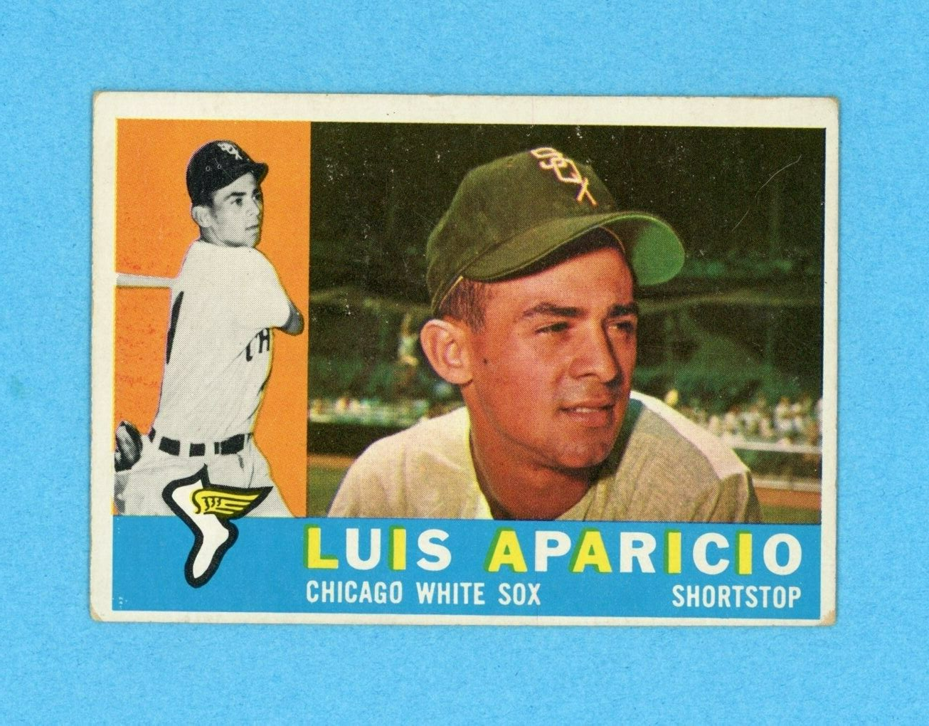 1960 Topps #240 Luis Aparicio Chicago White Sox Baseball Card Vg/Ex