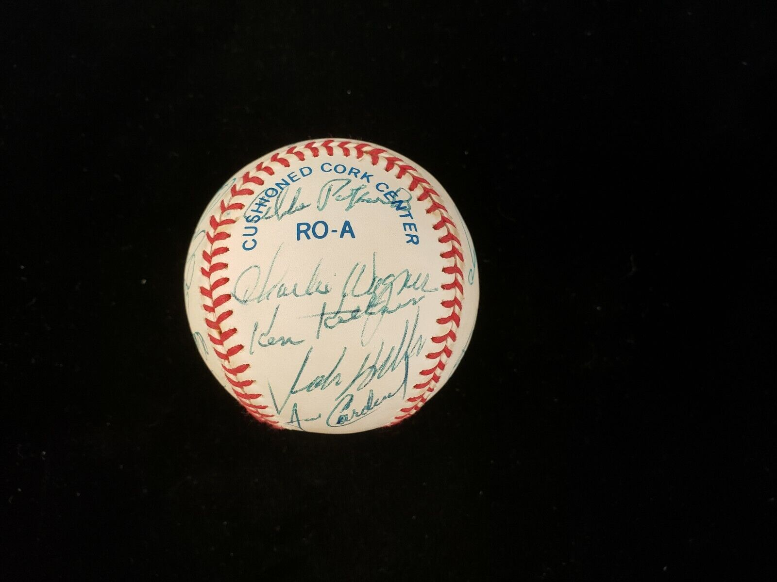 Baseball Stars Old-Timers Multi Signed Baseball 20 sigs Doerr D. Dimaggio McGraw