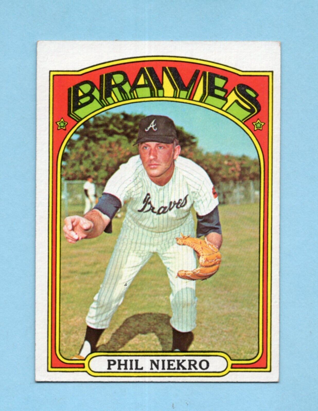 1972 Topps #620 Phil Niekro Atlanta Braves Baseball Card Ex/Mt