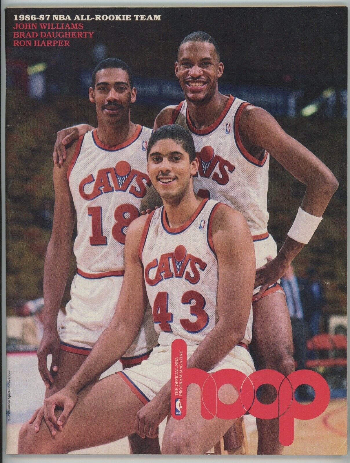 11/13/87 Hoops Game Program • Cleveland Cavaliers vs Boston Celtics