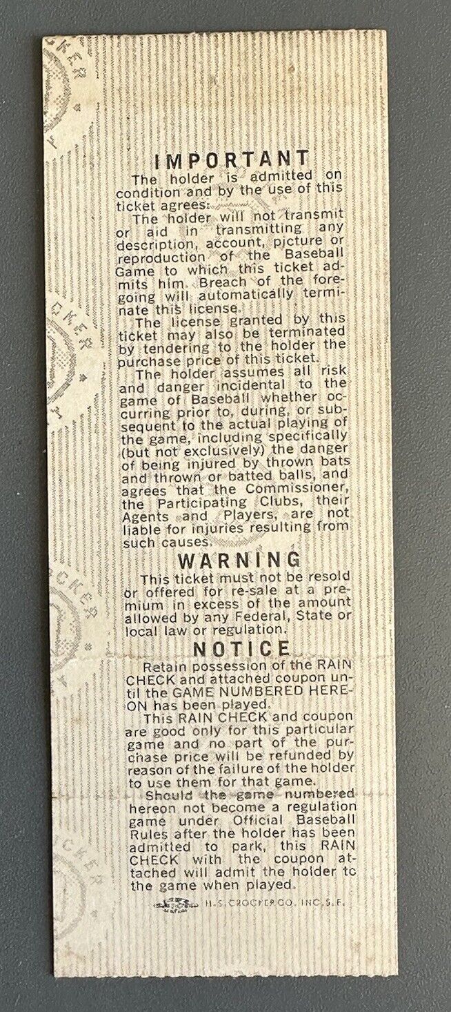 1975 World Series Game 7 Ticket Stub @ Fenway Park - Reds Clinch 3rd Title