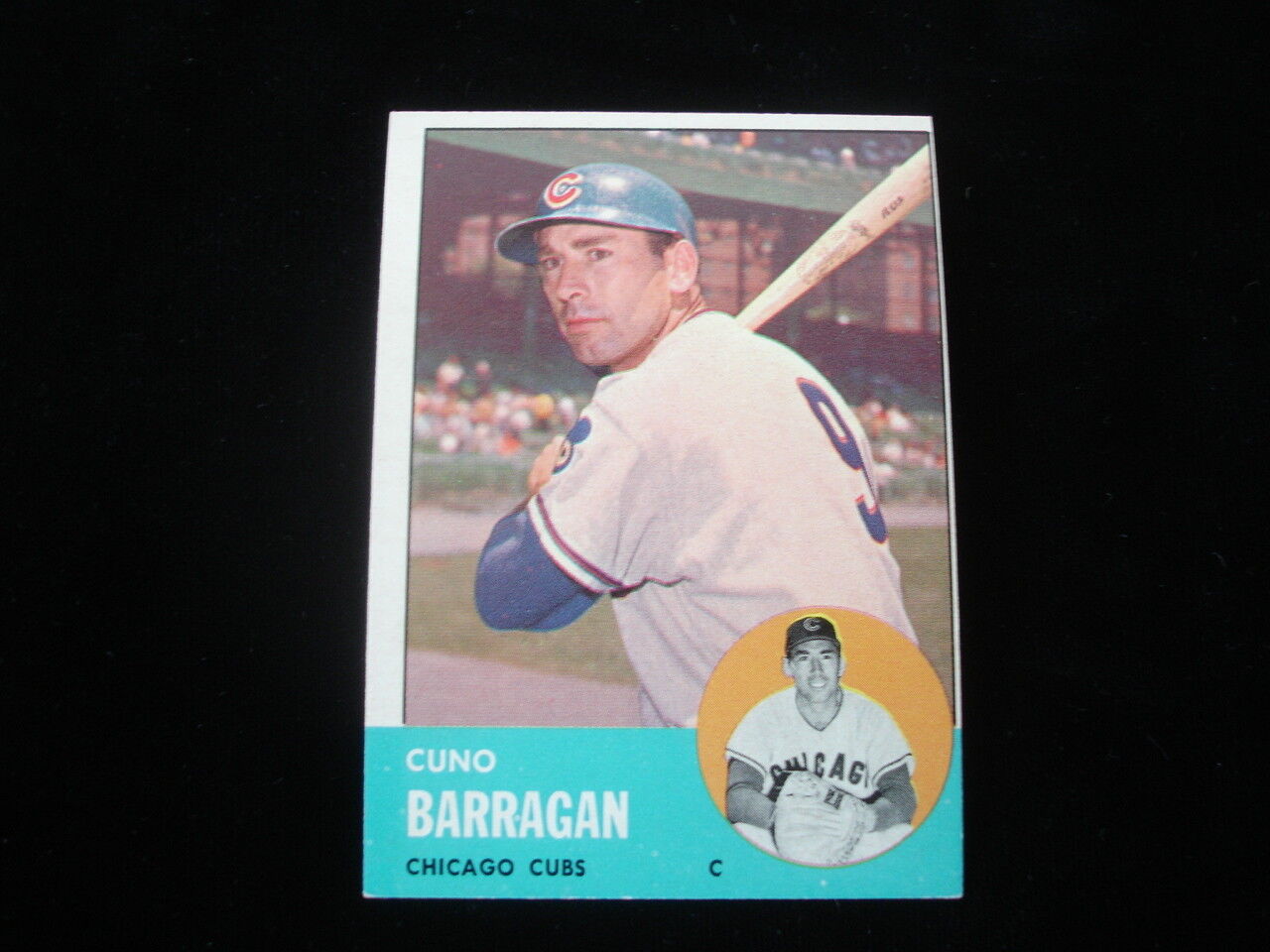 1963 Topps Baseball High Number Card-Cuno Barragan-Chicago Cubs-#557