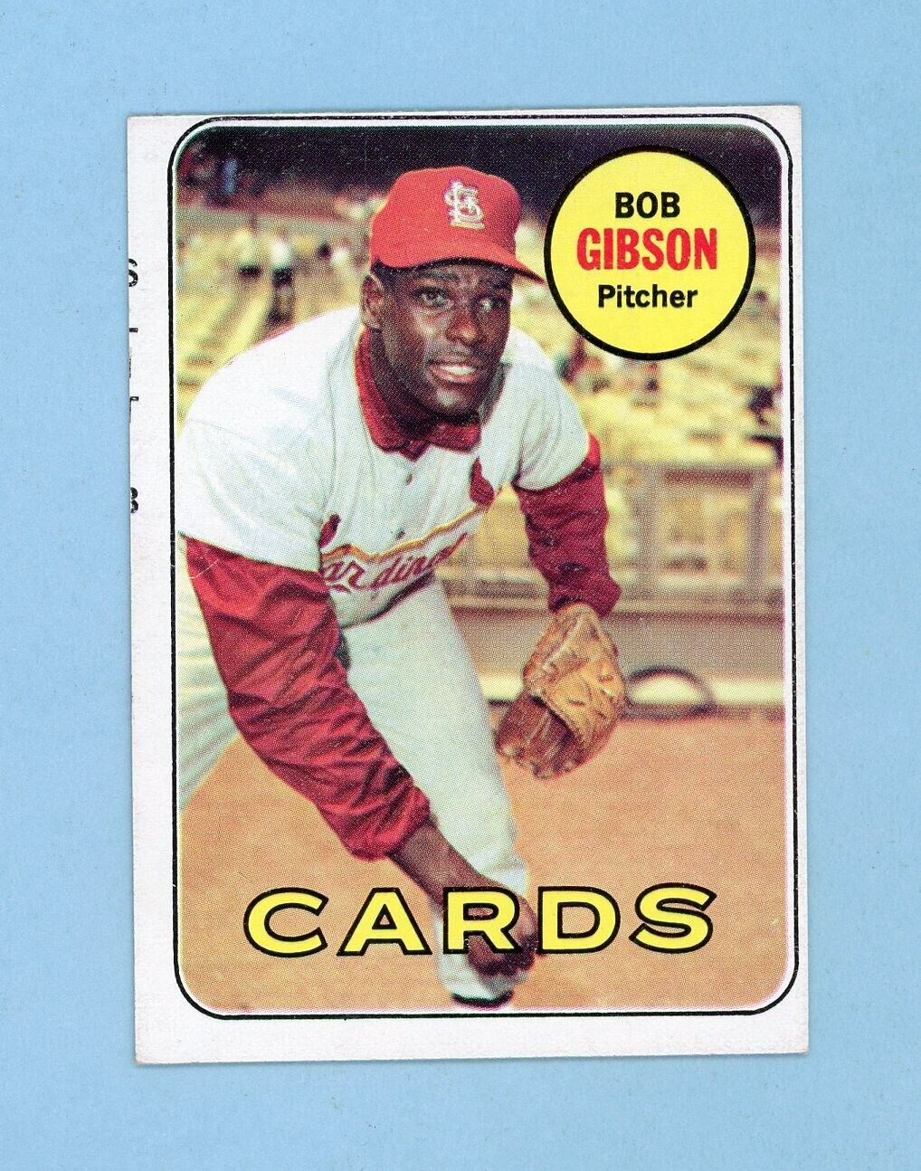 1969 Topps #200 Bob Gibson St. Louis Cardinals Baseball Card Ex/Mt o/c